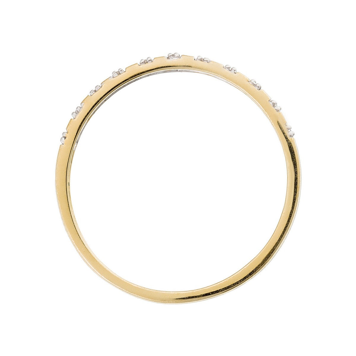 Bague "Linéa" Diamant 0,04Ct/22