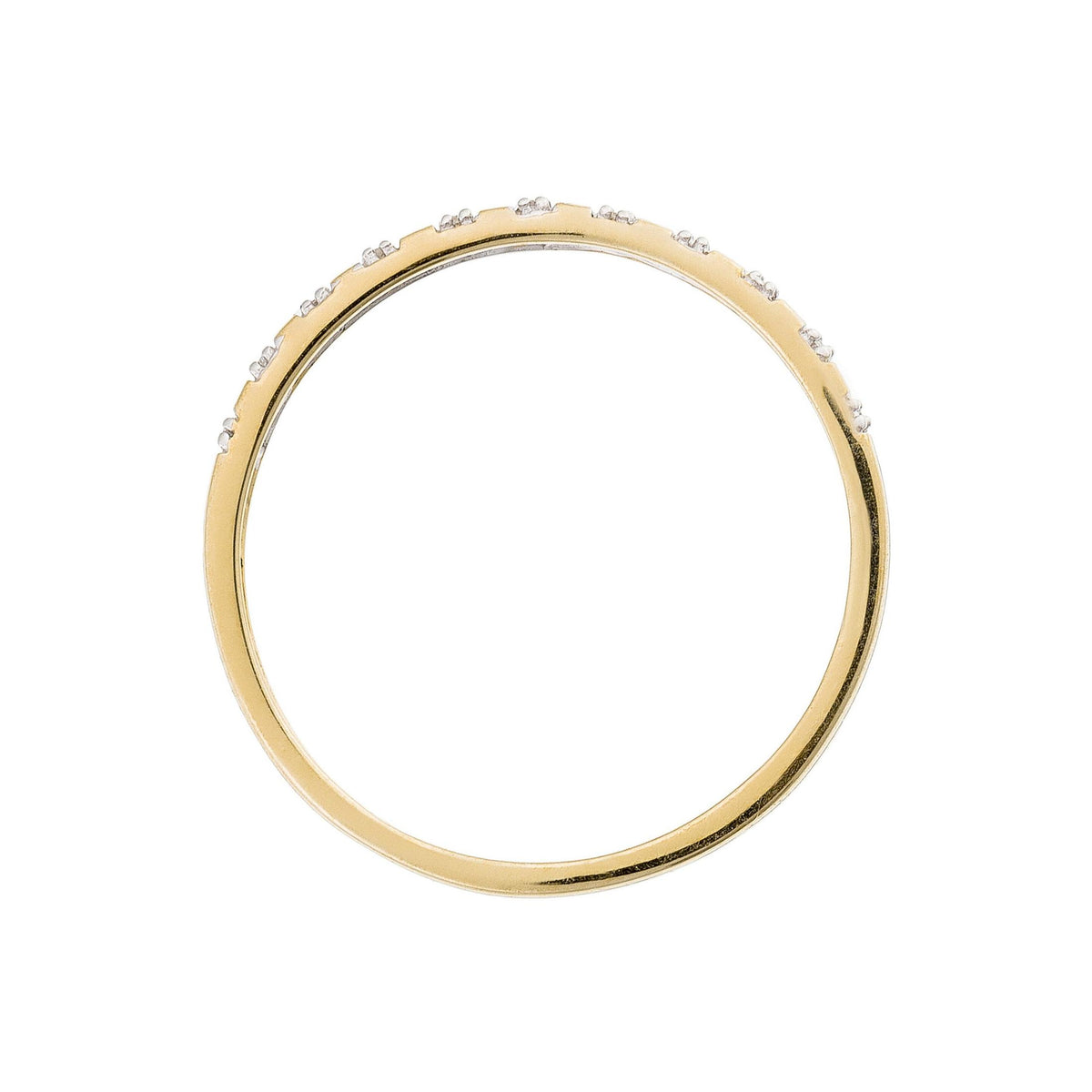 Bague "Linéa" Diamant 0,04Ct/22