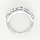 Bague "Hanane" D 1Ct/99 - Or Blanc 375/1000