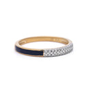 Bague "Étreinte Enchantée" D0,07/24 - Or Jaune 375/1000