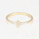 Anillo "Phie" D0,04/9 - Oro amarillo 375/1000