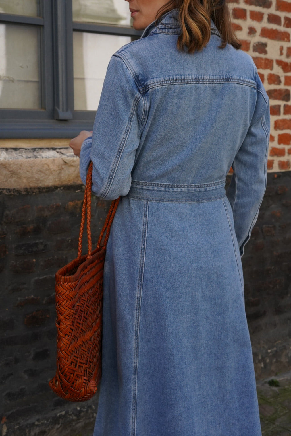 Rosalie Denim Long Dress
