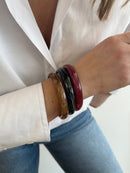 Set Of 3 Resin Bangles Erica Oscuro