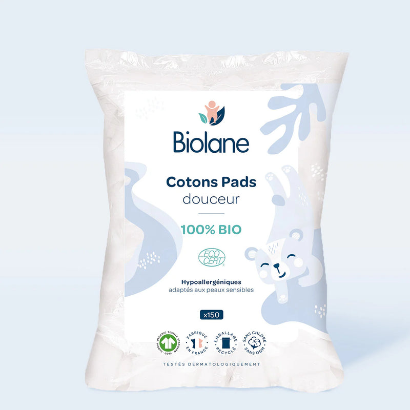 Lot 3X Cotons Pads Douceur - 100% Bio