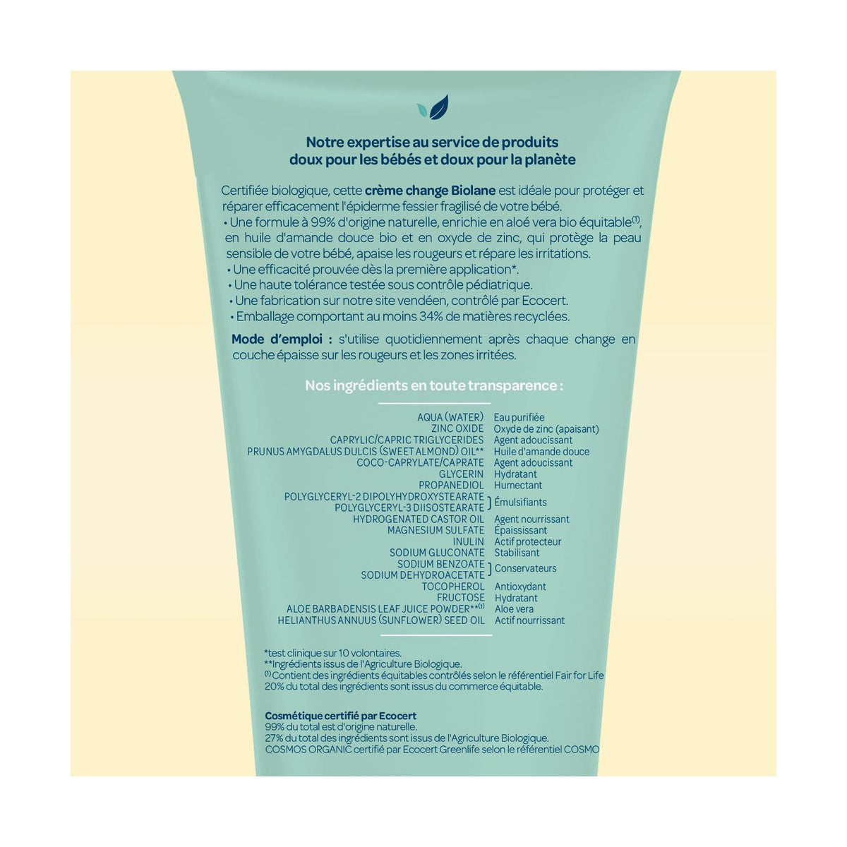 Økologisk certificeret zinksalve