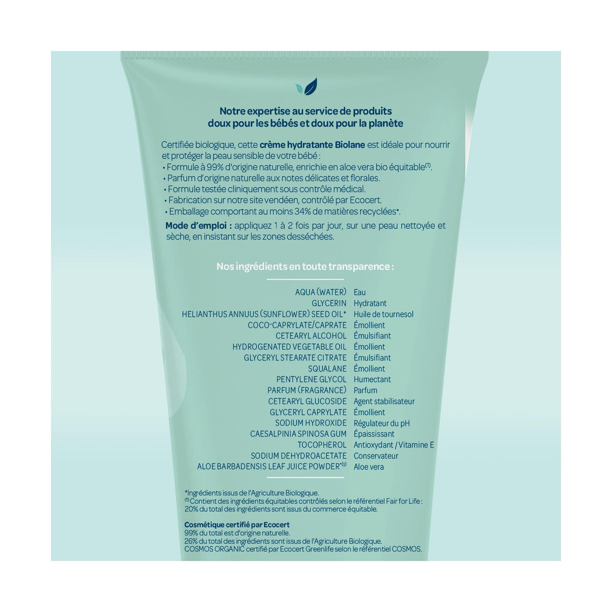 Fuktkräm Ekologiskt Certifierad