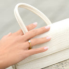 Bague Solitaire "Délicate" D1/1 - Or Jaune 375/1000