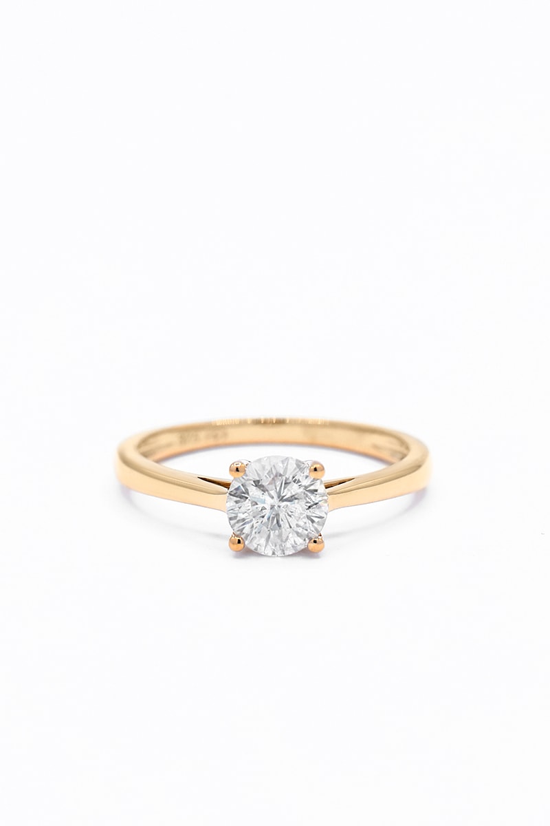 NPC - Bague Solitaire "Délicate'" D0,50/1