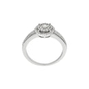 Bague "Grennelle" Diamants 0,2/61 - Or Blanc 375/1000