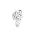Anillo "Ramo De Luz" D0.14/19 - Oro Blanco 375/1000