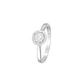 Bague "Chamade" Diamants 0,21/32 - Or Blanc 375/1000