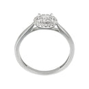 Bague "Chamade" Diamants 0,21/32 - Or Blanc 375/1000