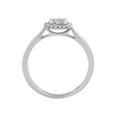 Bague "Chamade" Diamants 0,21/32 - Or Blanc 375/1000