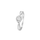 Bague "Extase" Diamants 0,15/37 - Or Blanc 375/1000