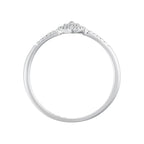 Anillo "Sansa" Diamantes 0.09/44 - Oro blanco 375/1000