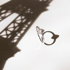 Anillo "Sansa" Diamantes 0.09/44 - Oro blanco 375/1000