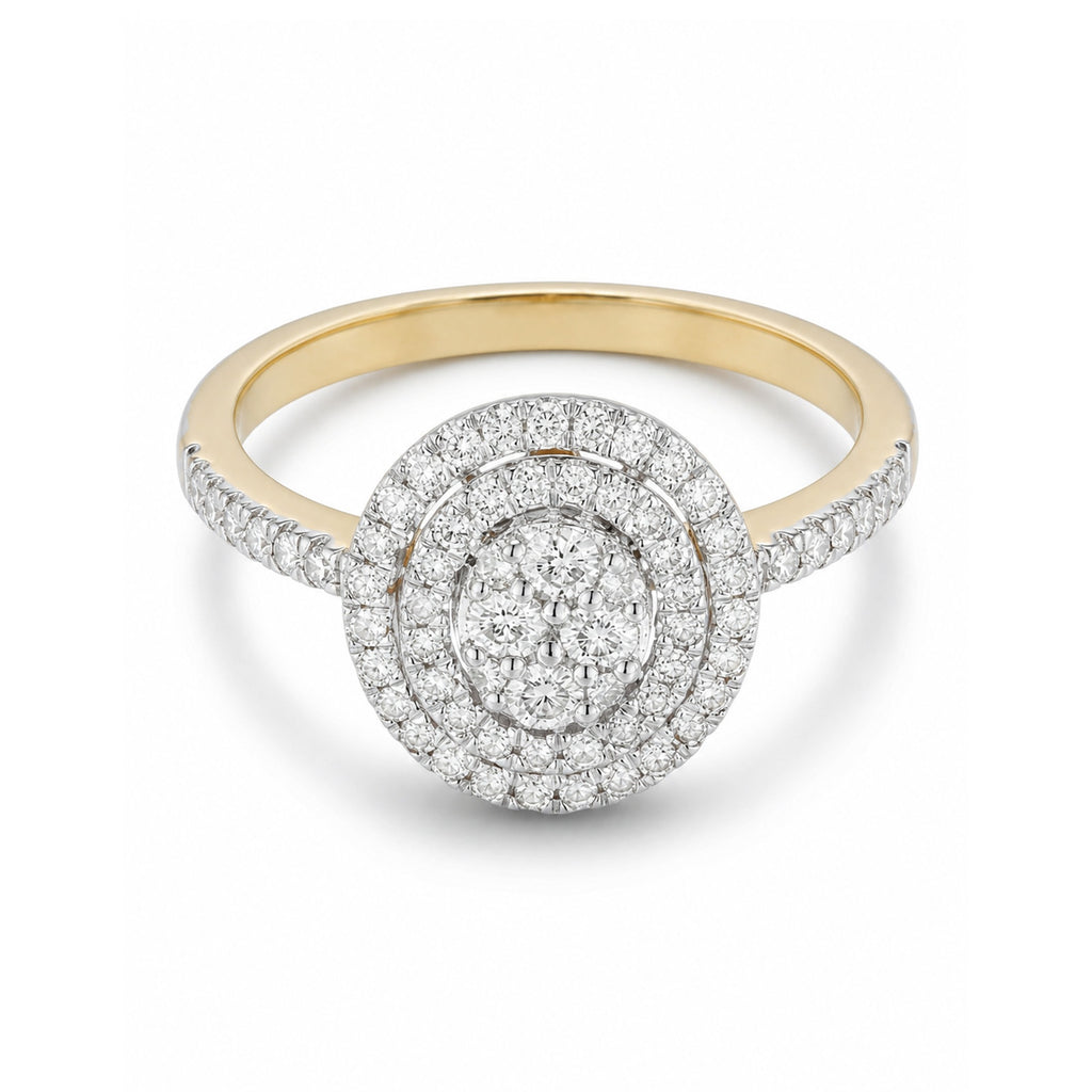 Bague "Beauty Queen" Diamants 0,20/72