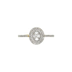 Anillo "Reina de Bella" Diamantes 0.20/72 - Oro amarillo 375/1000