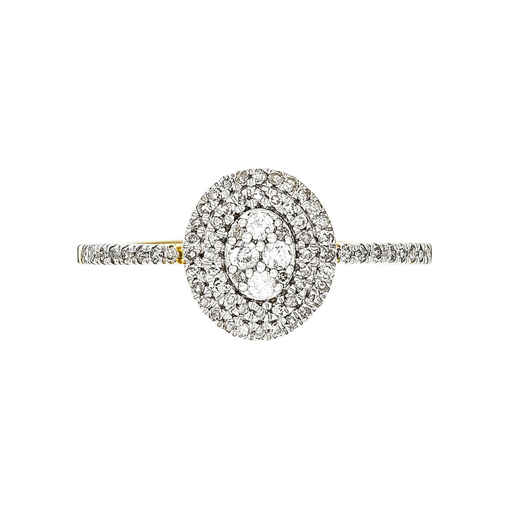 Bague "Beauty Queen" Diamants 0,20/72