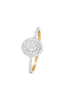 Ring "Beauty Queen" Diamonds 0.20/72 - Yellow Gold 375/1000