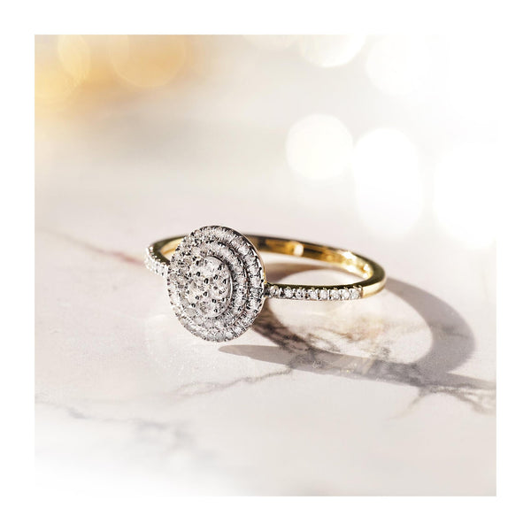 Ring "Beauty Queen" Diamanter 0,20/72