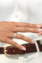 Bague "Rosaline" Diamants 0,25/69 - Or Blanc 375/1000