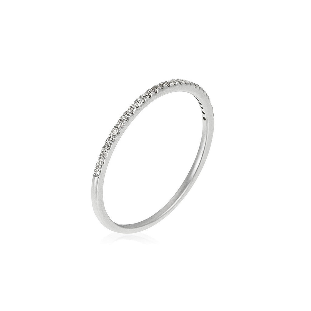 "Simply You" Diamond Ring 0.08/27 - White Gold 375/1000
