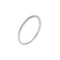 "Simply You" Diamond Ring 0.08/27 - White Gold 375/1000