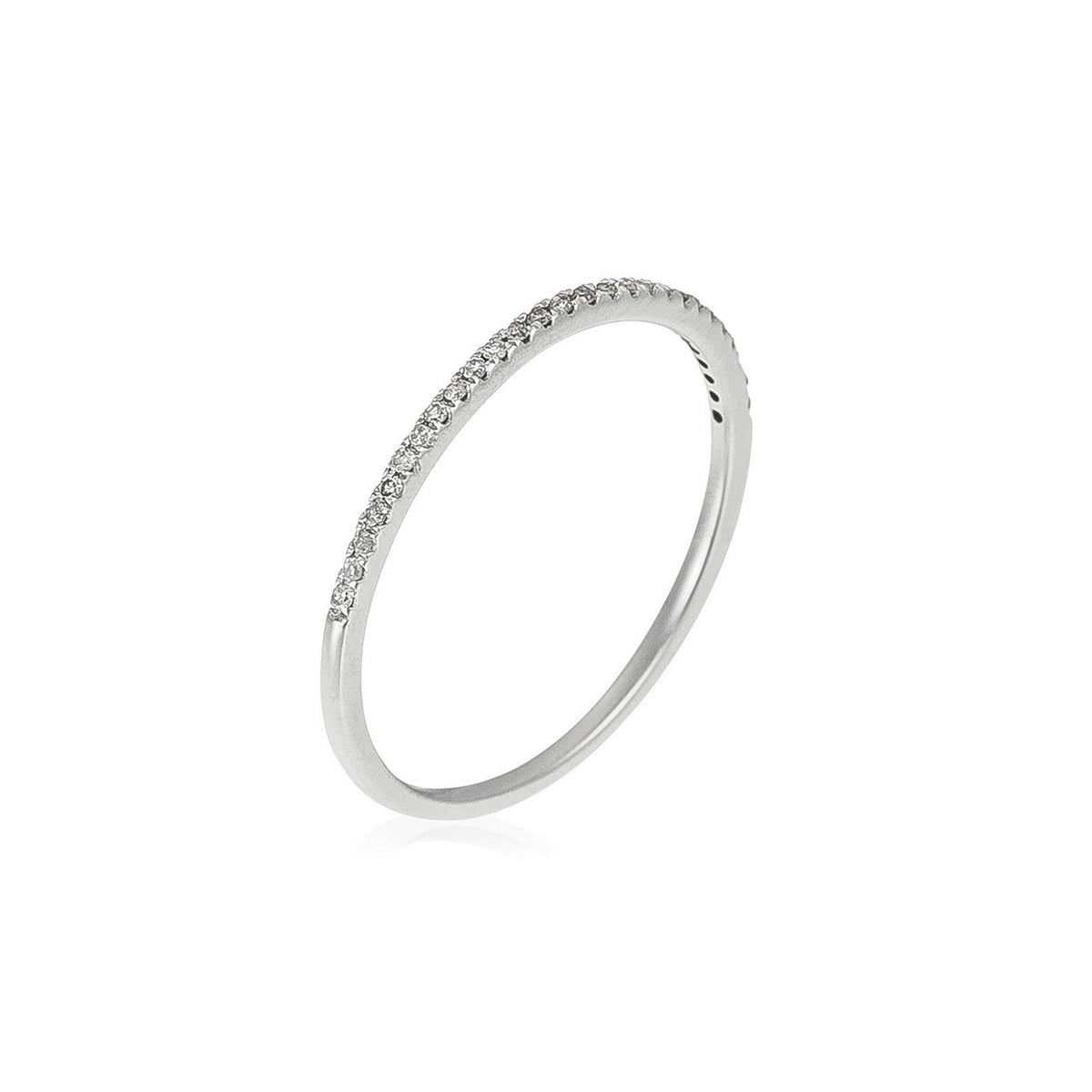 "Simply You" Diamond Ring 0.08/27 - White Gold 375/1000
