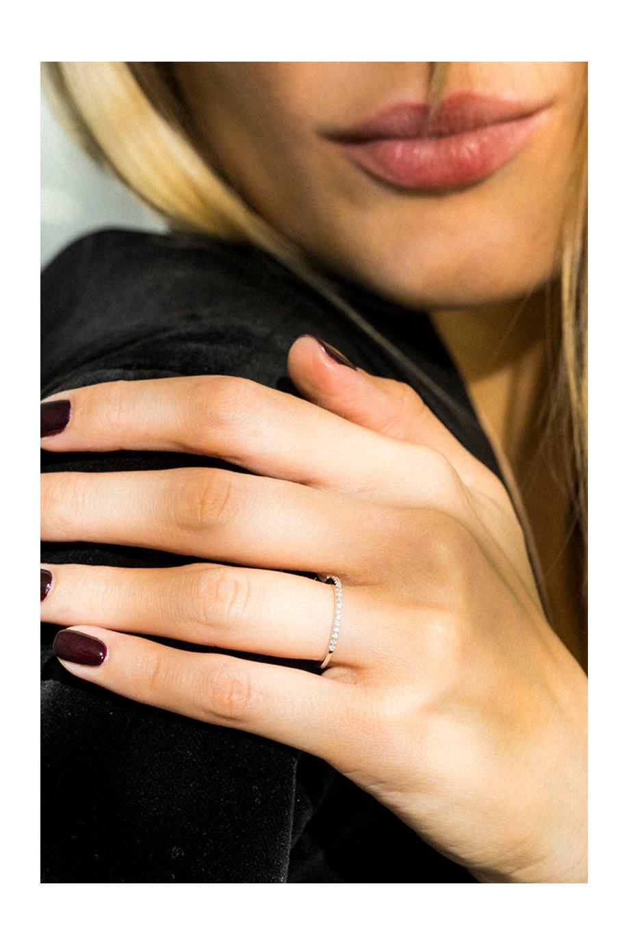 Bague "Simply You" Diamants 0,08/27