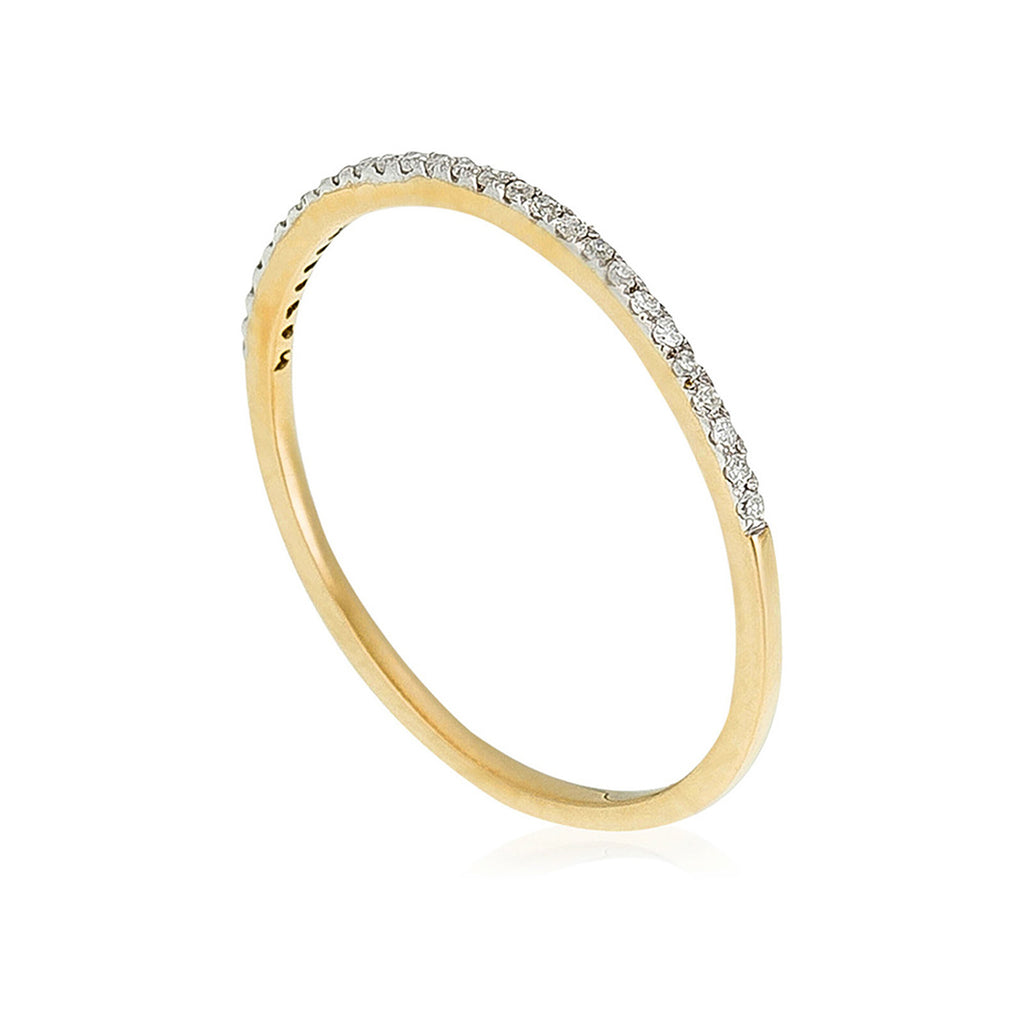 Bague "Simply You" Diamants 0,08/27
