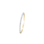 "Simply You" Ring with 0.08/27 Diamonds - 375/1000 Yellow Gold