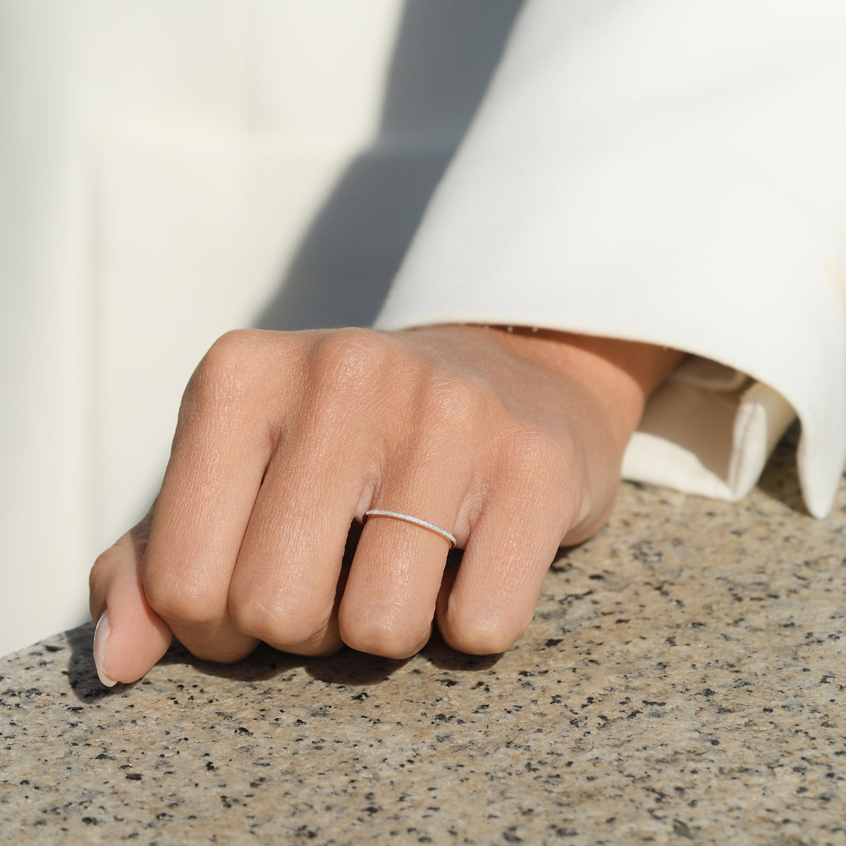 Bague "Simply You" Diamants 0,08/27