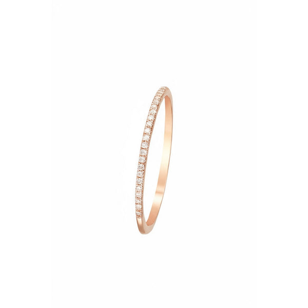 Anello "Semplicemente tu" Diamanti 0,08/27 - Oro rosa 375/1000