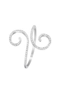 "Spirale D'Amour" Diamond Ring 0.15/76 - White Gold 375/1000