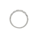 Bague "Beautiful Twist" Diamants 0,03/3 - Or Blanc 375/1000