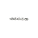 Bague "Beautiful Twist" Diamants 0,03/3 - Or Blanc 375/1000