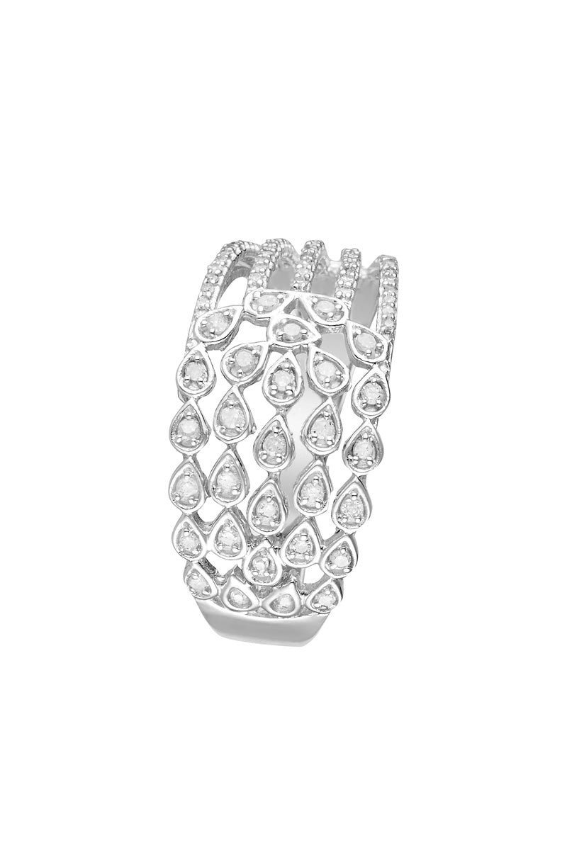 Anillo "Babylone" Diamantes 0,25/86