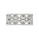 Bague "Dahlia" Diamants 0,25/25 - Or Blanc 375/1000