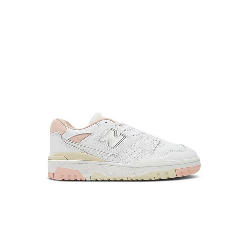 New Balance 550 Cream White Pink (W) - Blanc