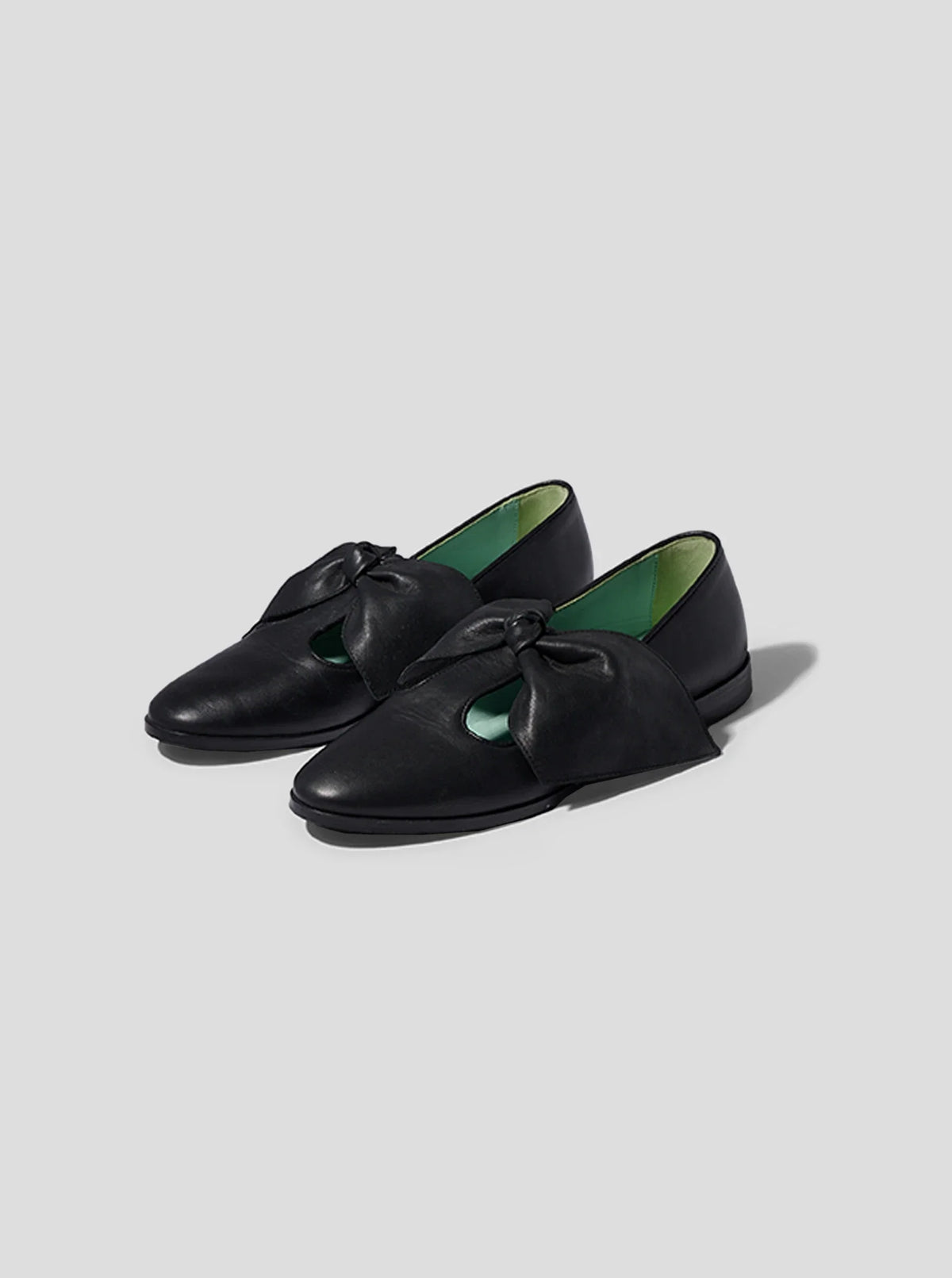 Chaussures Bb Ballerina In Black Leather