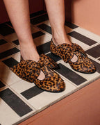 Chaussures Bb Ballerina In Leopard Printed Leather