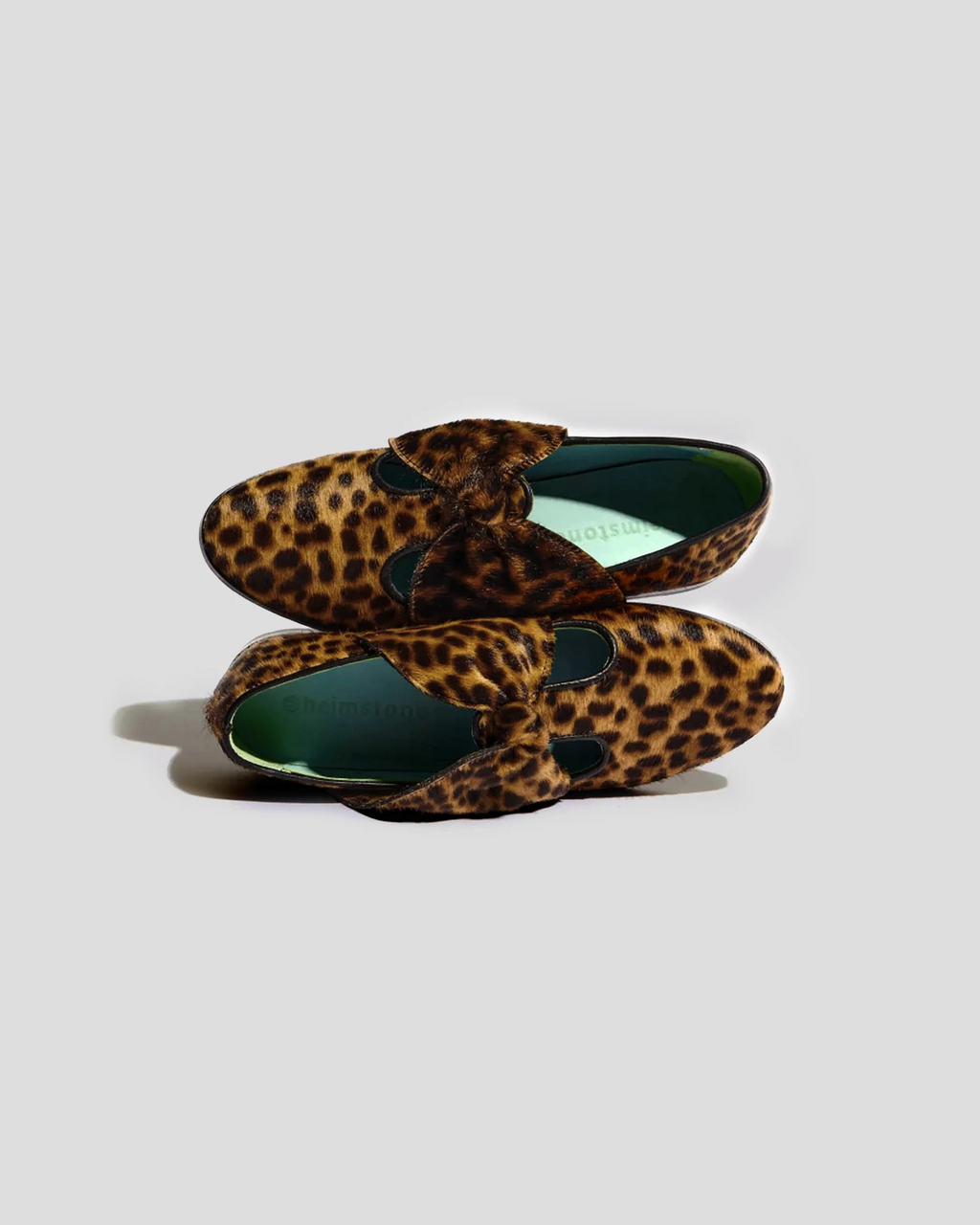 Chaussures Bb Ballerina In Leopard Printed Leather