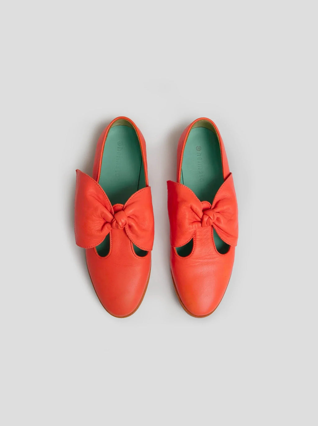 Ballerines Bb En Cuir Saumon