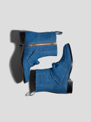 Bottes Bb En Denim Bleu