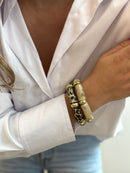Lot De 2 Bracelet Gemini - Beige
