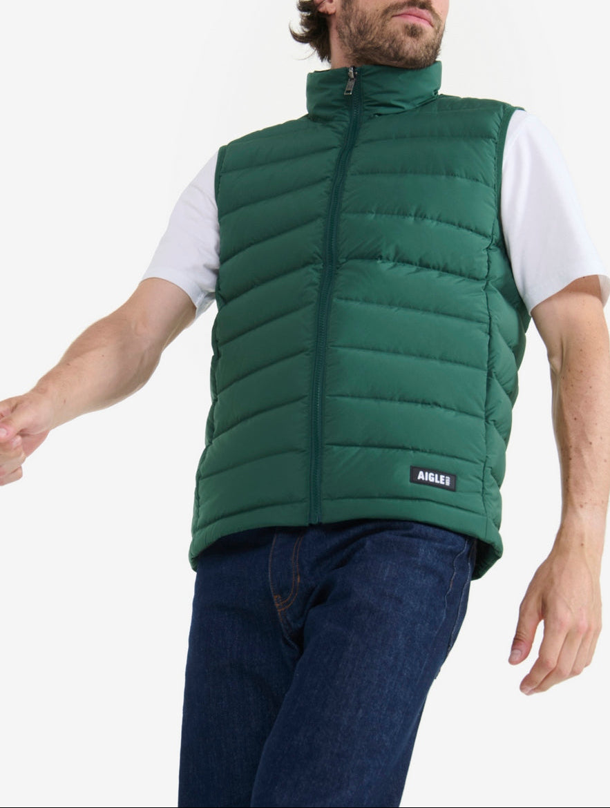 Gilet imbottito da esterno - Verde inglese - Uomo