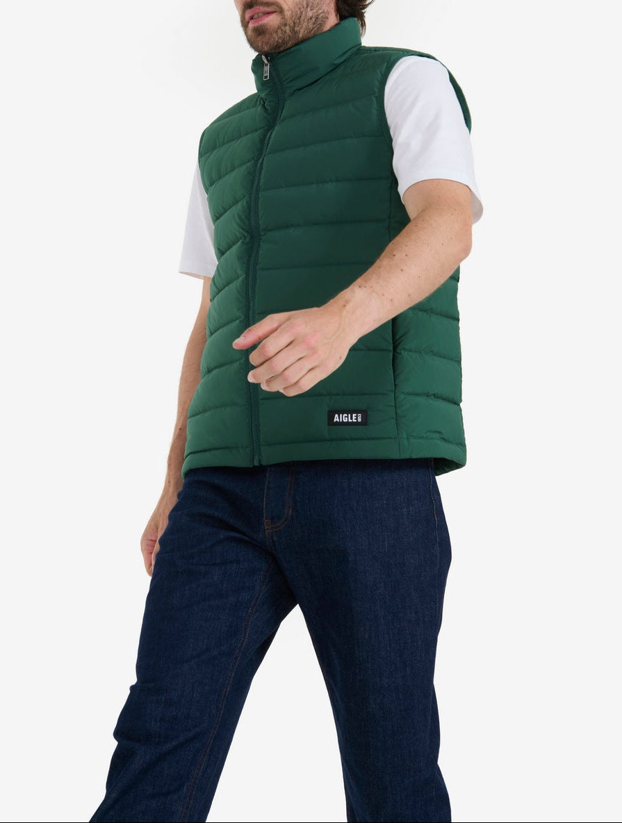 Gilet imbottito da esterno - Verde inglese - Uomo