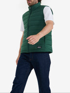 Gilet imbottito da esterno - Verde inglese - Uomo