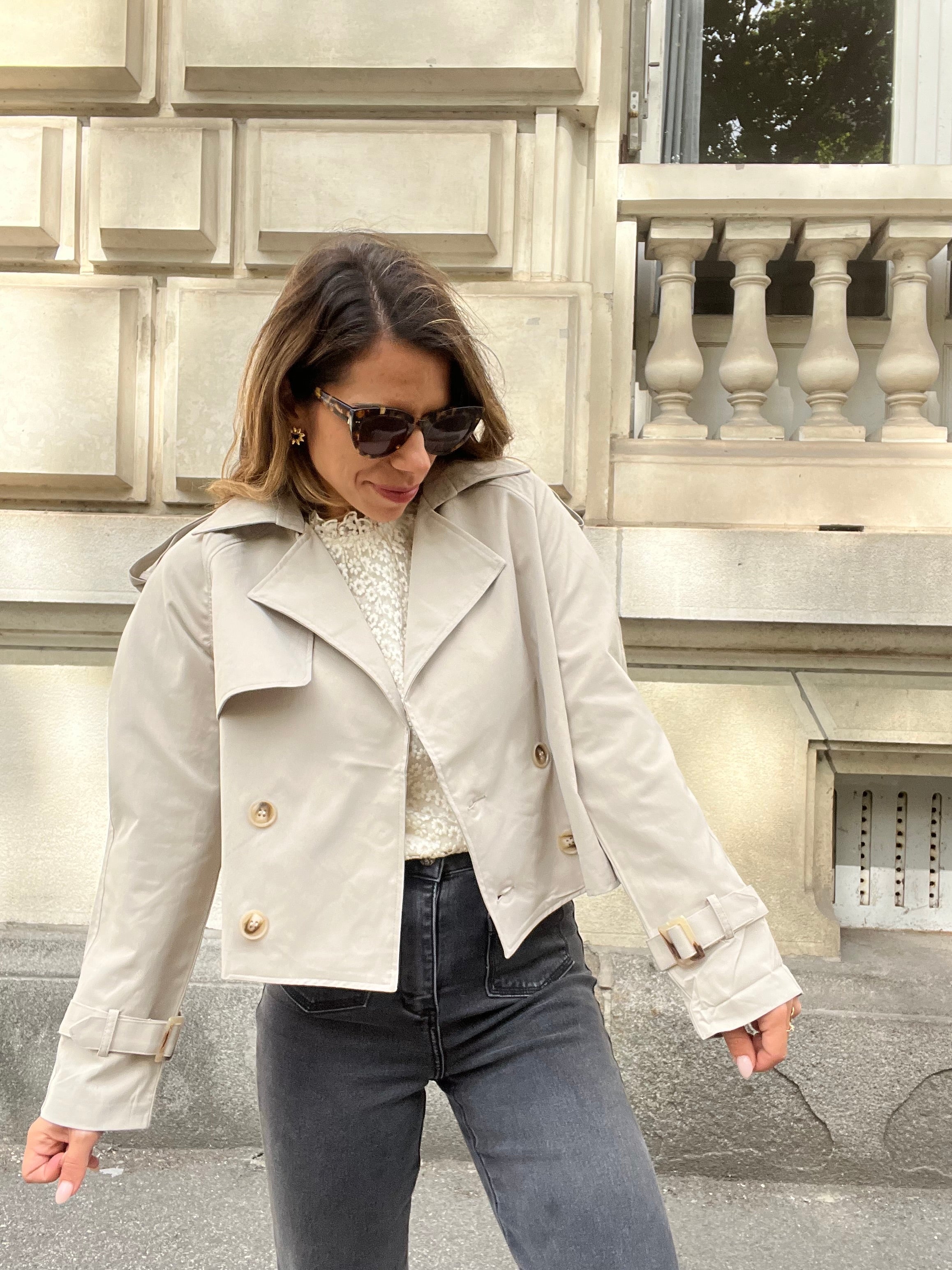 Camille Short Trench Coat